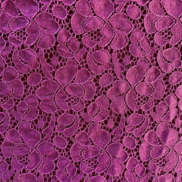 2/$18🌴 Purple Floral Lace Crochet Tunic Top Women’s Size Small - Picture 2 of 11